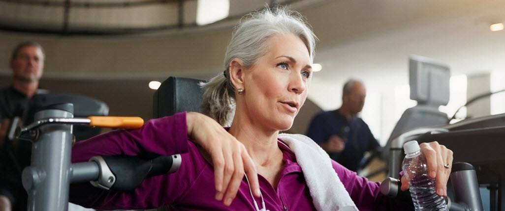 woman in the gym