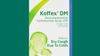 Koffex DM Dextromethorphan Hydrobromide Syrup Relieves Dry Cough Due to Colds